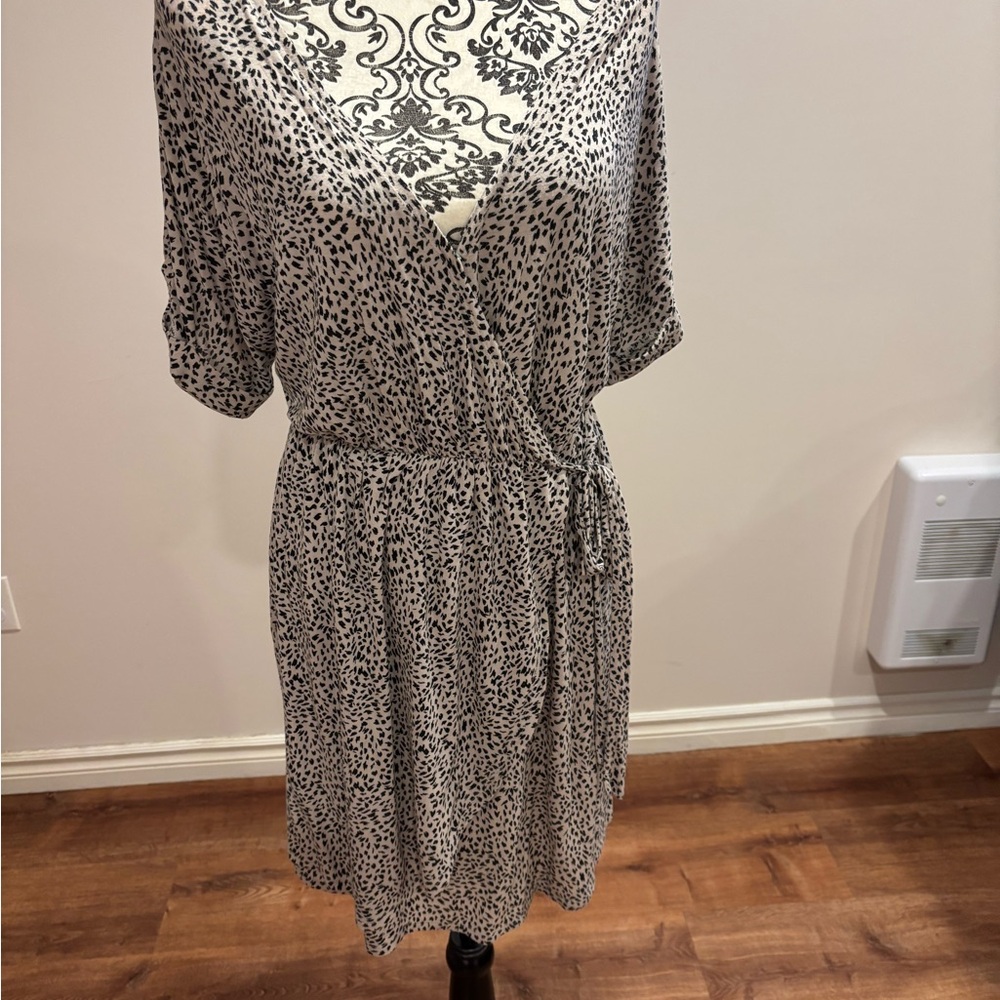 Z Supply Black and White Midi Dress